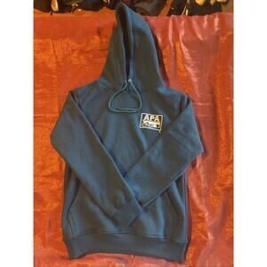 Official Apa(American Pool Association)Blue Sweater Pull Over Hoodie Size Xs